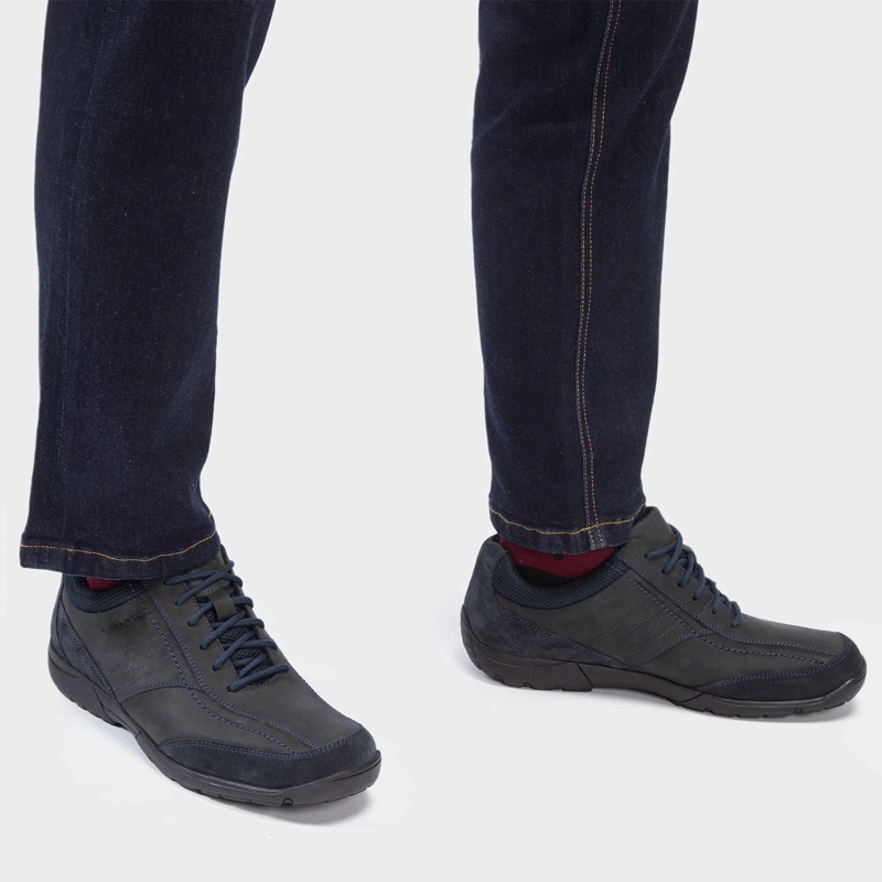 ZAPATO DE CUERO HOMBRE GUANTE AZUL VANCOUVER 0034117 - 2