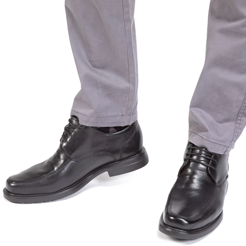 ZAPATO DE CUERO HOMBRE GUANTE NEGRO FERGUSON 0033840 - 2