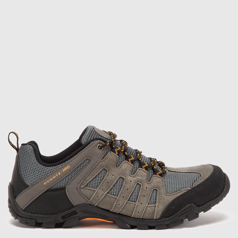 ZAPATILLA OUTDOOR DE CUERO HOMBRE GUANTE GRIS LASCAR 0035196 - 1