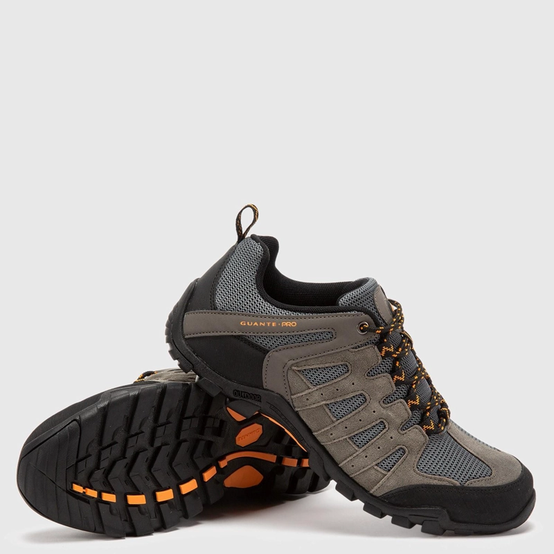 ZAPATILLA OUTDOOR DE CUERO HOMBRE GUANTE GRIS LASCAR 0035196 - 3