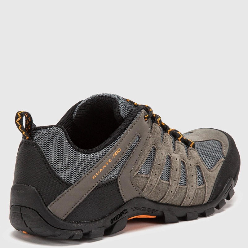 ZAPATILLA OUTDOOR DE CUERO HOMBRE GUANTE GRIS LASCAR 0035196 - 5
