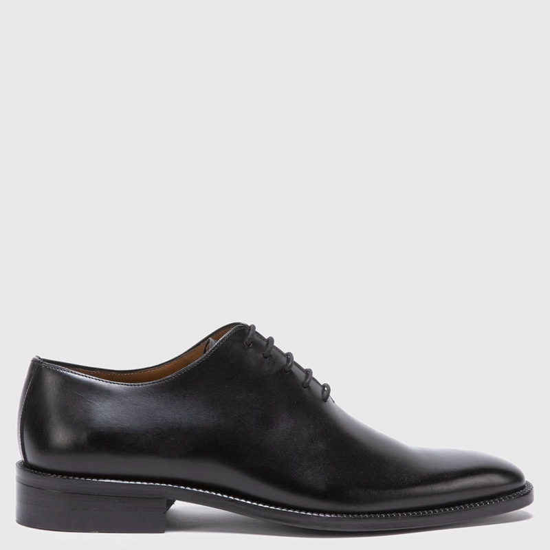 ZAPATO DE CUERO HOMBRE GUANTE NEGRO SUELA PRESIDENT 0035438 - 1