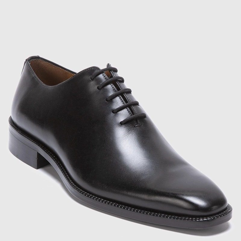 ZAPATO DE CUERO HOMBRE GUANTE NEGRO SUELA PRESIDENT 0035438 - 3