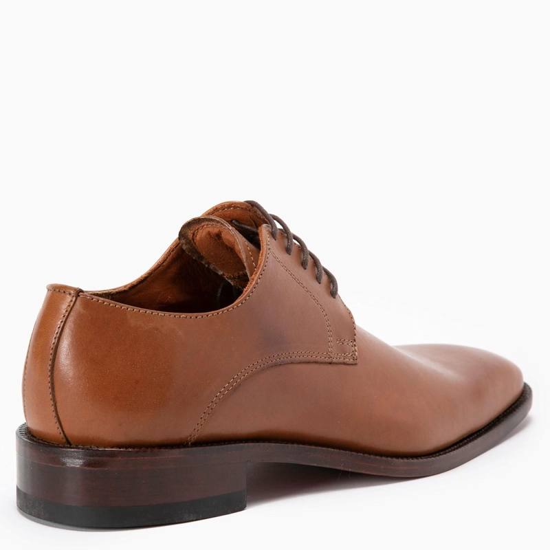 ZAPATO DE CUERO HOMBRE GUANTE CAMEL SUELA 0034262 - 5