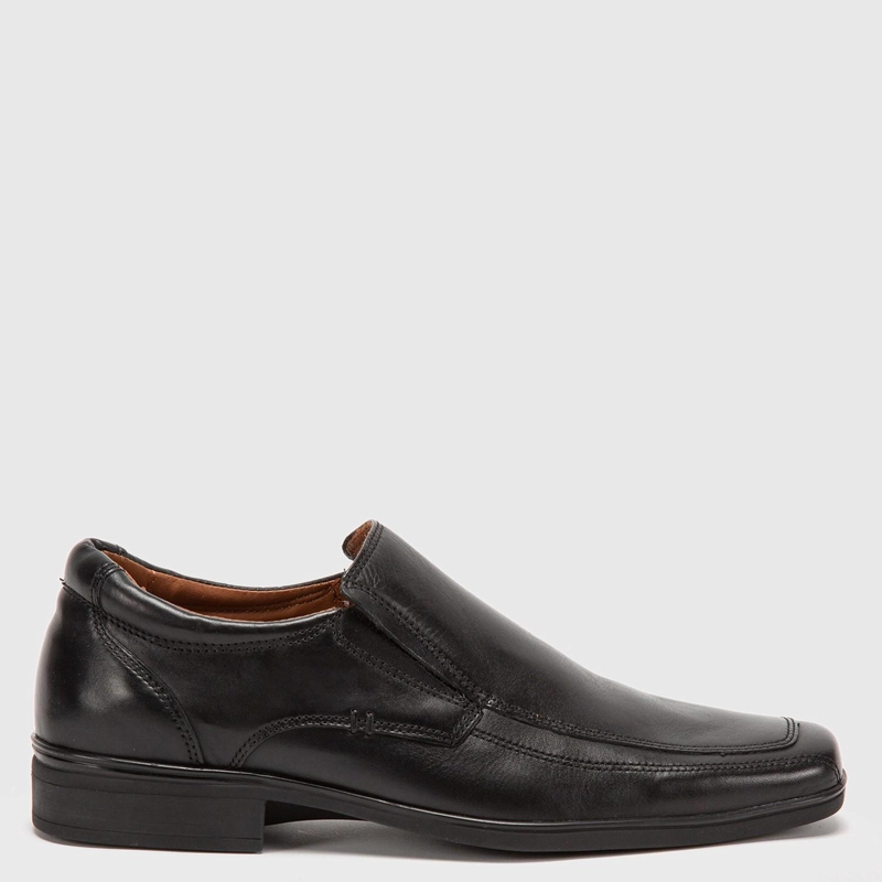 ZAPATO DE CUERO HOMBRE GUANTE NEGRO MONTREAL - 1