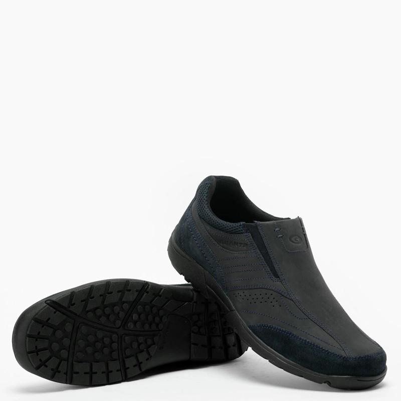 ZAPATO DE CUERO HOMBRE GUANTE AZUL VANCOUVER - 2