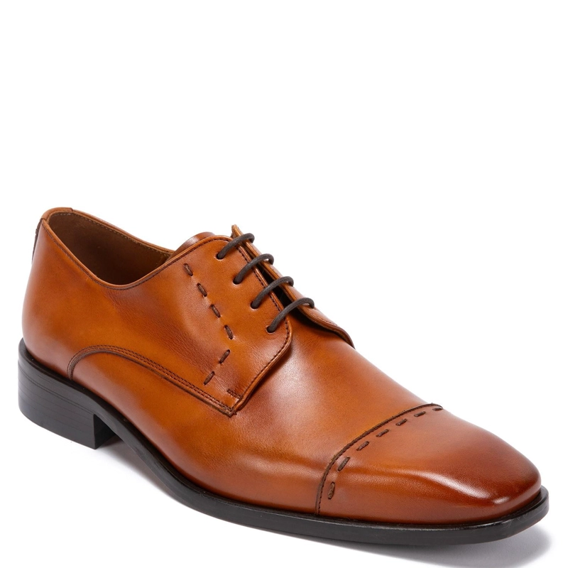 ZAPATO DE CUERO HOMBRE GUANTE BRANDY SUELA PRESIDENT 0034495 - 3