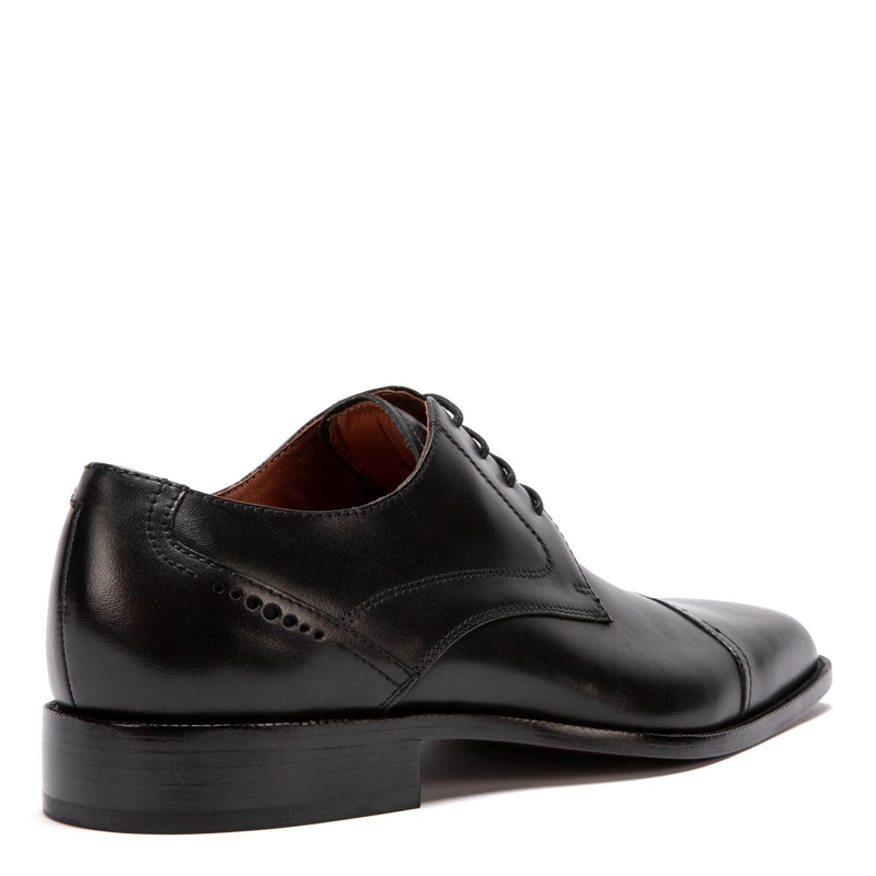 ZAPATO DE CUERO HOMBRE GUANTE NEGRO SUELA - 5
