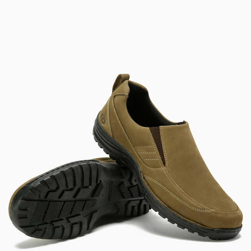 ZAPATO DE CUERO HOMBRE GUANTE CAFE  DORTMUND 0032289 - 2
