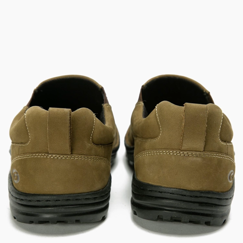 ZAPATO DE CUERO HOMBRE GUANTE CAFE  DORTMUND 0032289 - 5