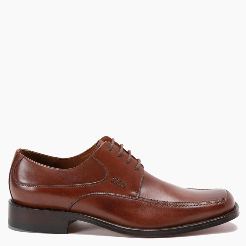 ZAPATO DE CUERO HOMBRE GUANTE BRANDY SUELA 0030458 - 1