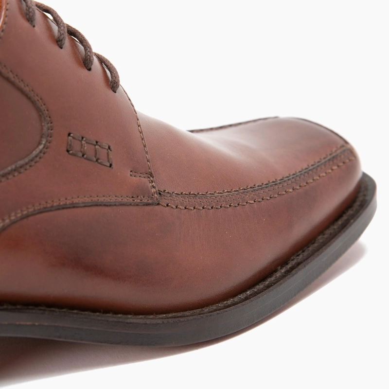 ZAPATO DE CUERO HOMBRE GUANTE BRANDY SUELA 0030458 - 3