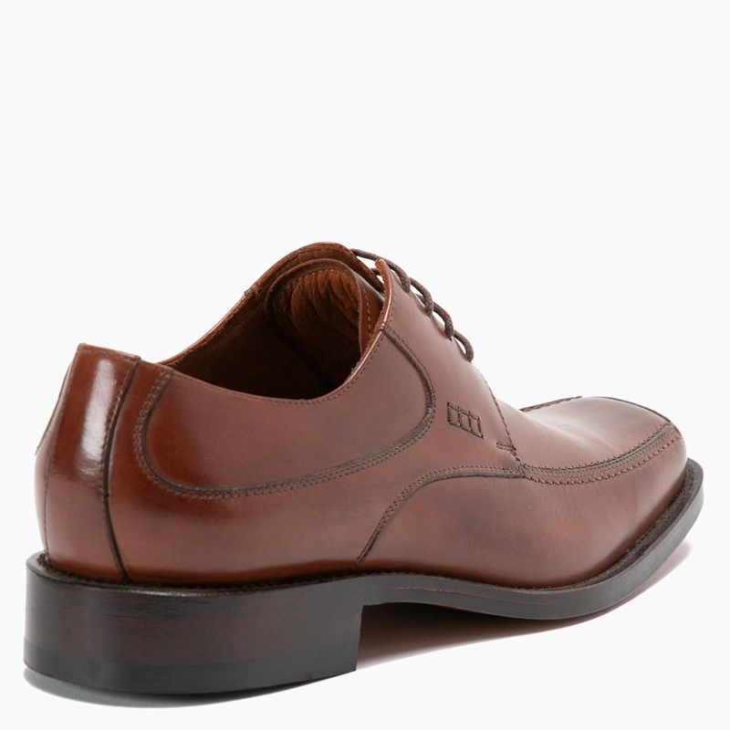 ZAPATO DE CUERO HOMBRE GUANTE BRANDY SUELA 0030458 - 5