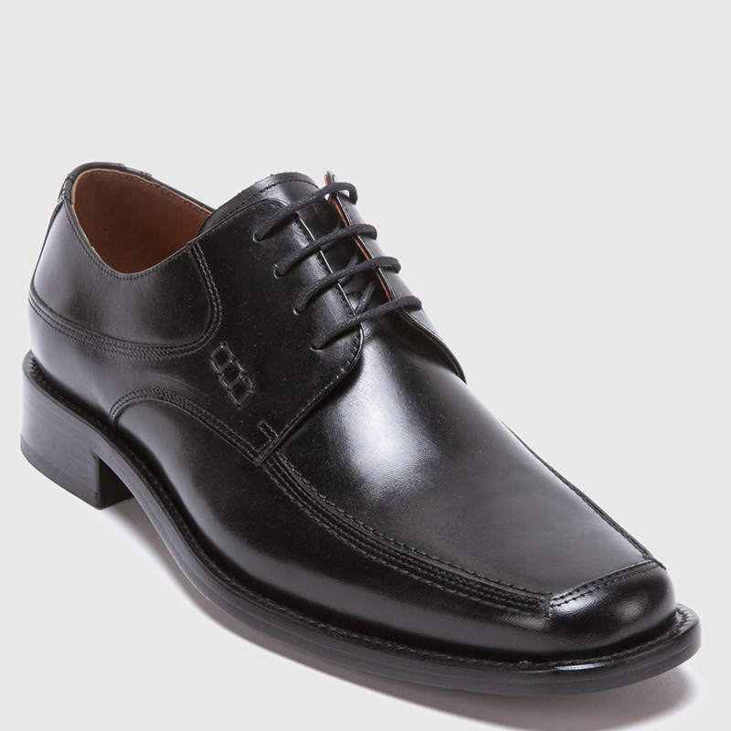 ZAPATO DE CUERO HOMBRE GUANTE NEGRO SUELA 0030459 - 3