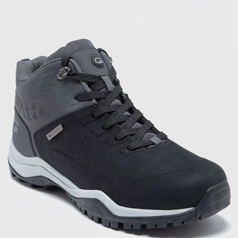 BOTIN OUTDOOR DE CUERO HOMBRE GUANTE NEGRO CONGUILLIO - 3