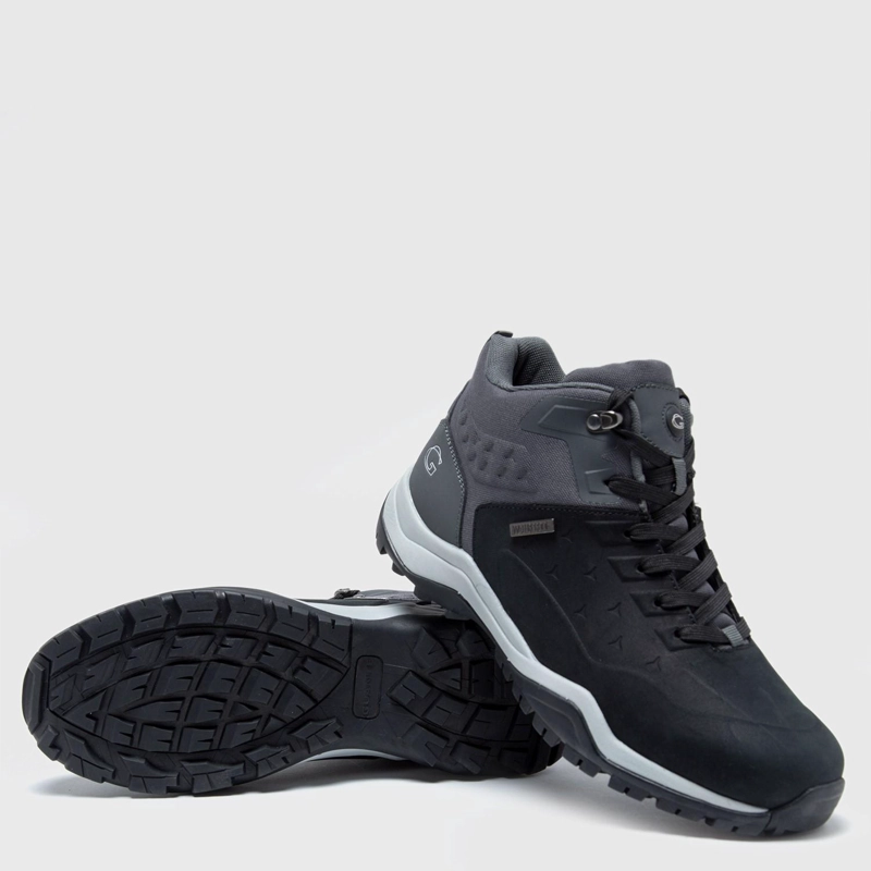BOTIN OUTDOOR DE CUERO HOMBRE GUANTE NEGRO CONGUILLIO - 4