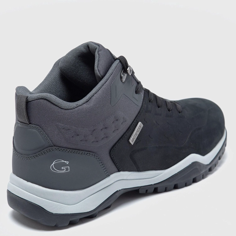 BOTIN OUTDOOR DE CUERO HOMBRE GUANTE NEGRO CONGUILLIO - 5