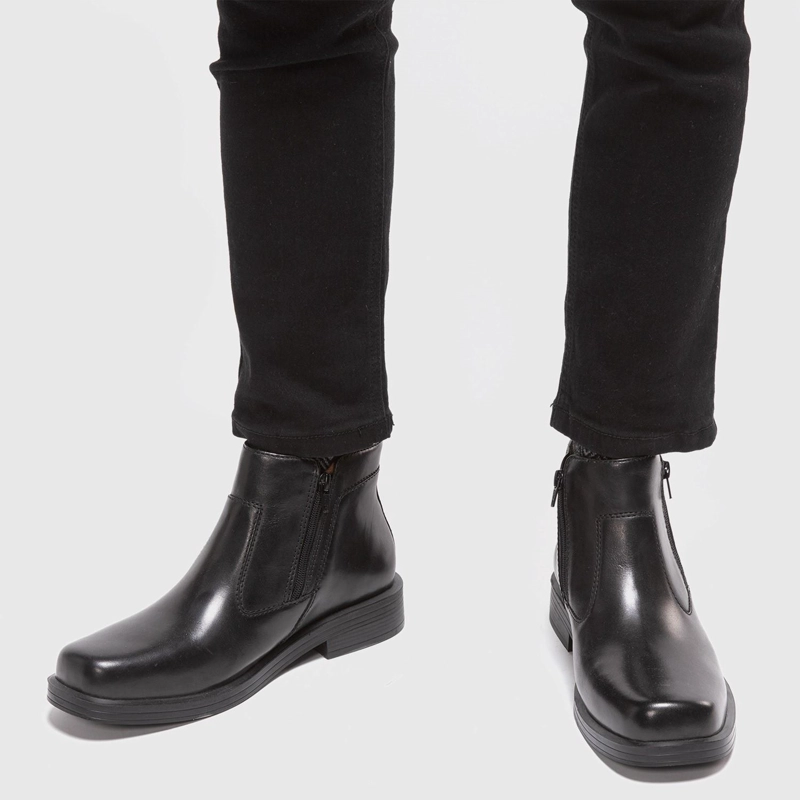 BOTIN DE CUERO HOMBRE GUANTE NEGRO PERFECT RE-FLEX - 2