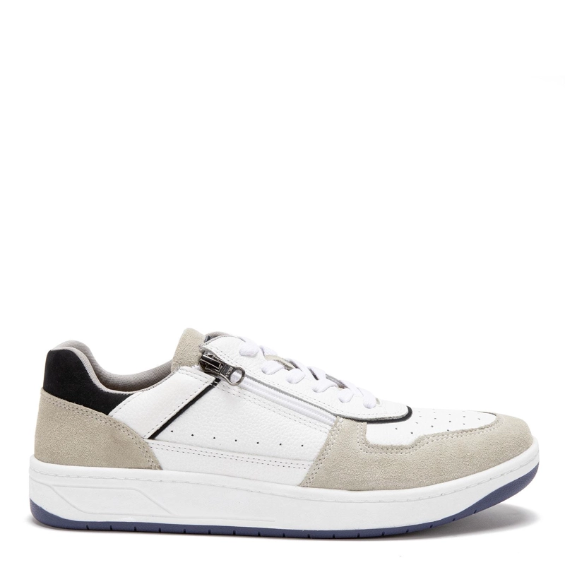 ZAPATILLA DE CUERO HOMBRE GUANTE BLANCO TESLA - 2