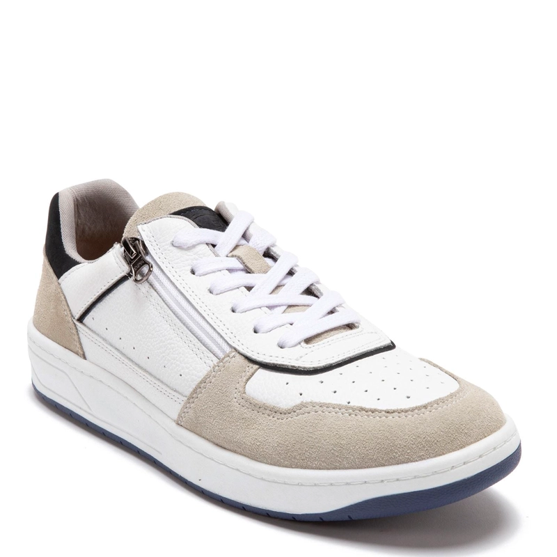 ZAPATILLA DE CUERO HOMBRE GUANTE BLANCO TESLA 0035499 - 3