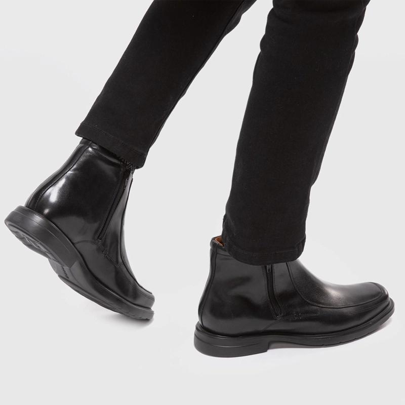 BOTIN DE CUERO HOMBRE GUANTE NEGRO FERGUSON 0034143 - 2