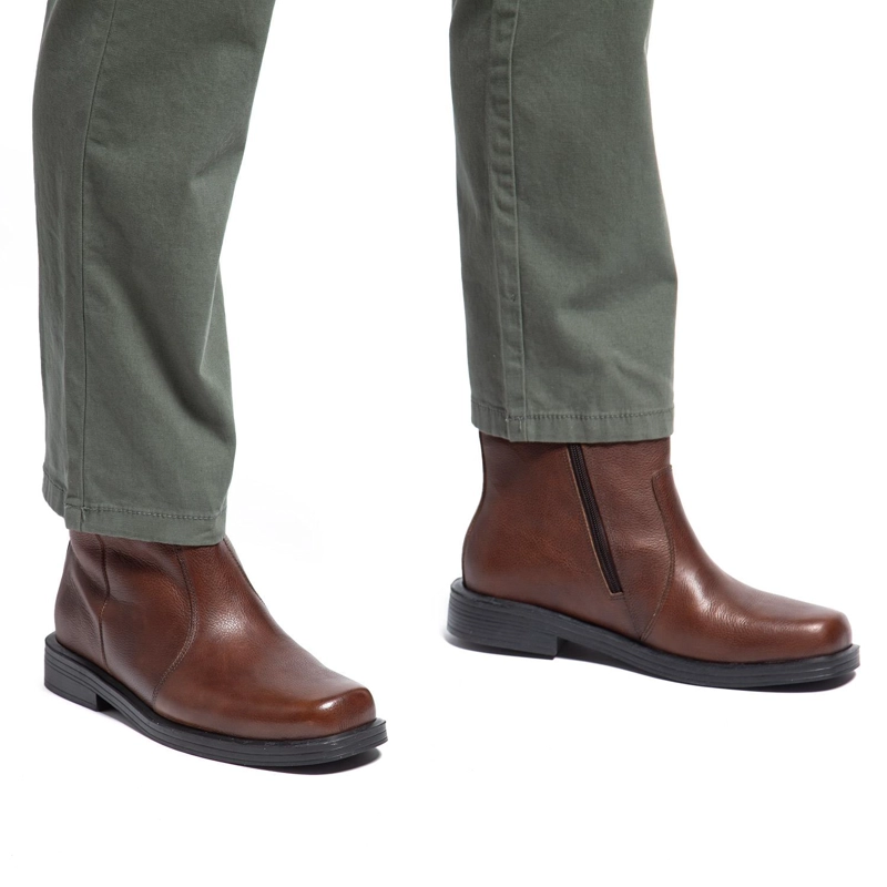 BOTA DE CUERO HOMBRE GUANTE CHOCOLATE PERFECT RE-FLEX 0031875 - 2