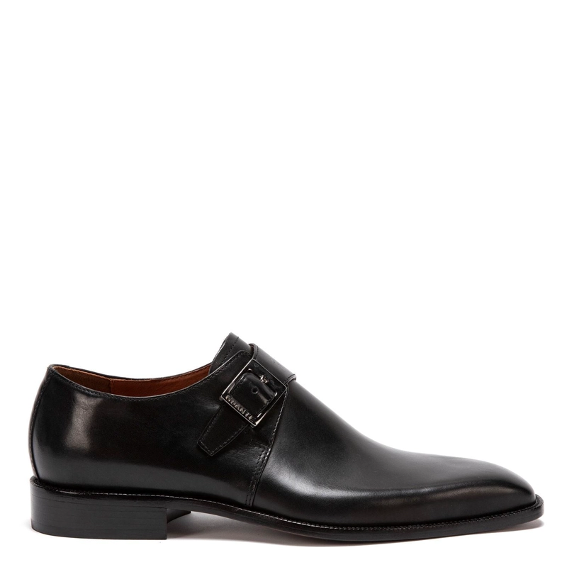 ZAPATO DE CUERO HOMBRE GUANTE NEGRO SUELA 0031933 - 1