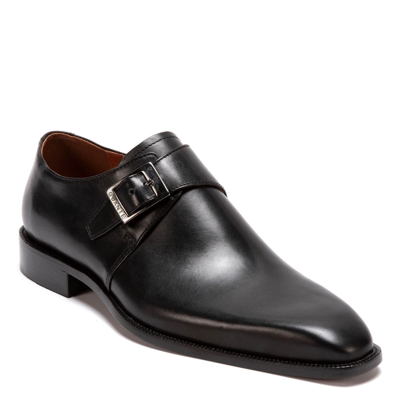 ZAPATO DE CUERO HOMBRE GUANTE NEGRO SUELA - 3