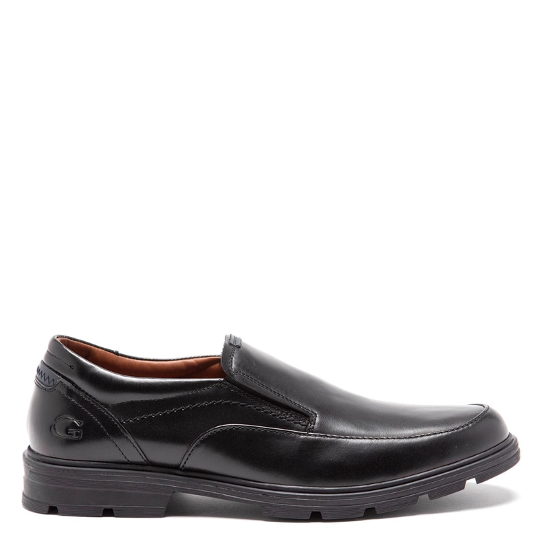 ZAPATO DE CUERO HOMBRE GUANTE NEGRO GINEBRA 0035328 - 1