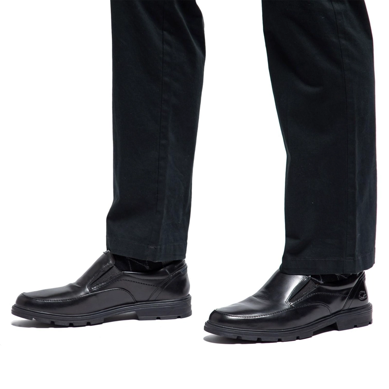 ZAPATO DE CUERO HOMBRE GUANTE NEGRO GINEBRA 0035328 - 2