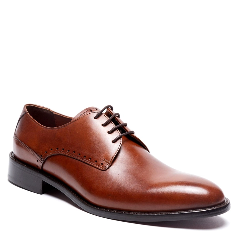 ZAPATO DE CUERO HOMBRE GUANTE CAMEL SUELA 0034783 - 2