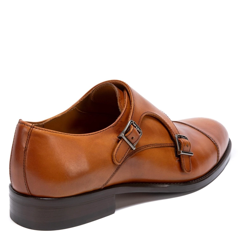 ZAPATO DE CUERO HOMBRE GUANTE BRANDY SUELA PRESIDENT 0034504 - 5