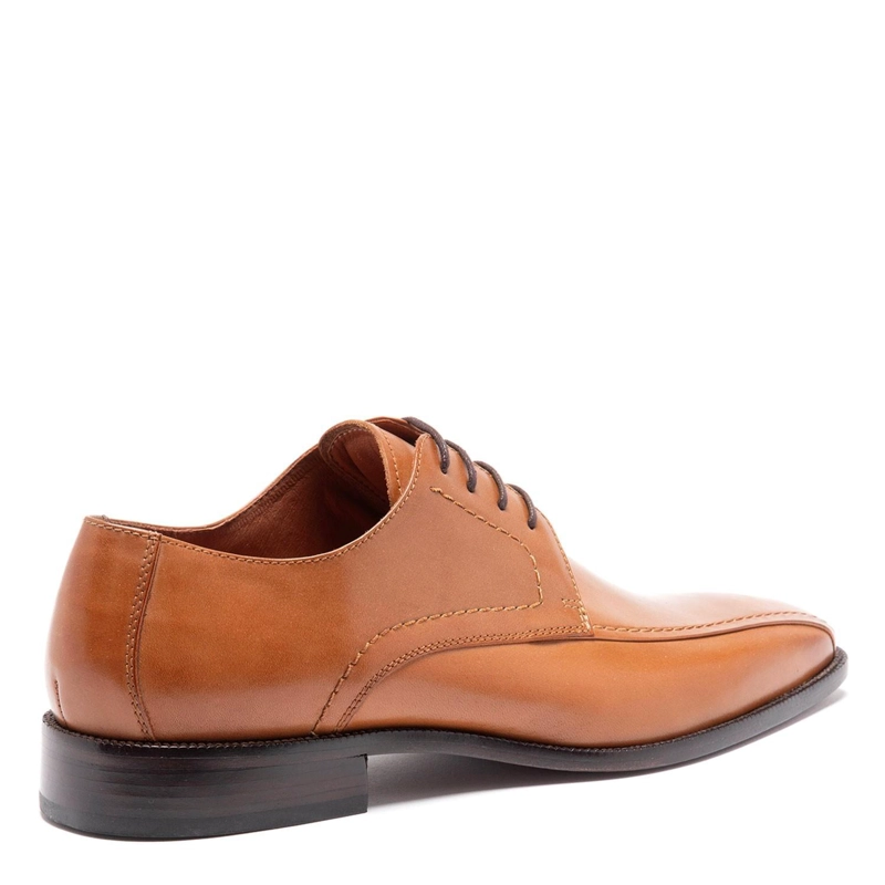 ZAPATO DE CUERO HOMBRE GUANTE CAMEL SUELA 0034393 - 5