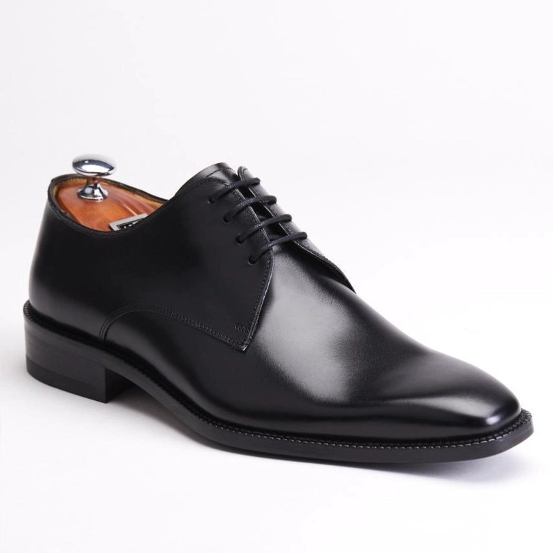 ZAPATO DE CUERO HOMBRE GUANTE NEGRO SUELA PRESIDENT 0034496 - 2