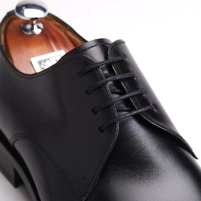 ZAPATO DE CUERO HOMBRE GUANTE NEGRO SUELA PRESIDENT 0034496 - 3