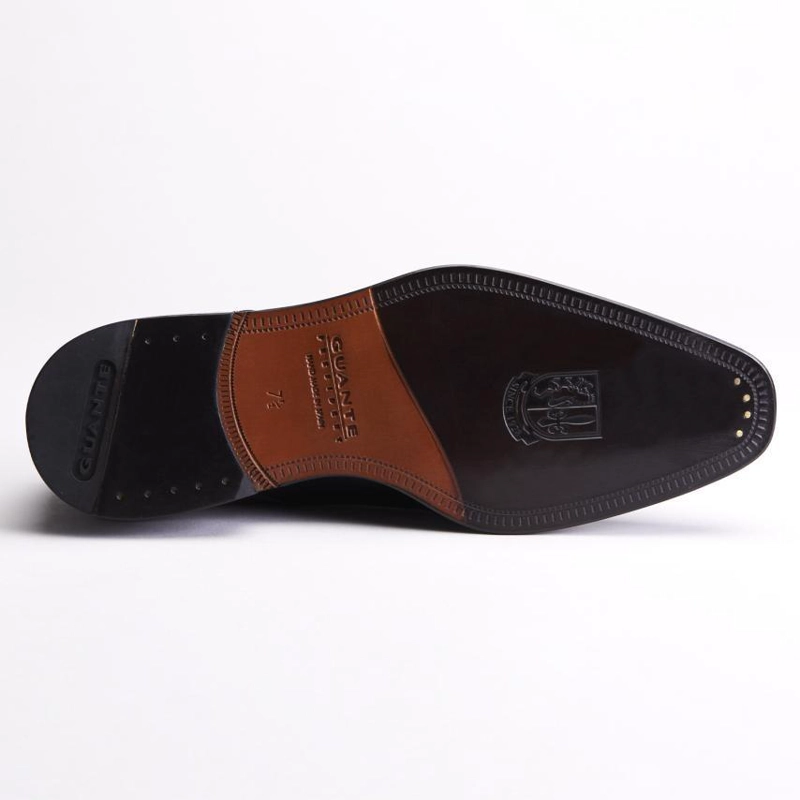 ZAPATO DE CUERO HOMBRE GUANTE NEGRO SUELA PRESIDENT 0034496 - 4