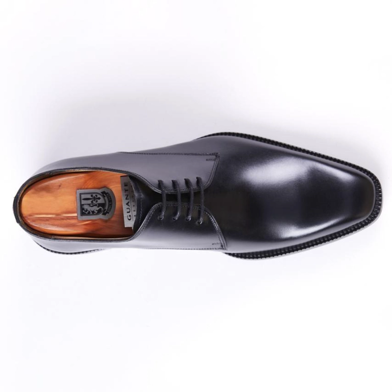 ZAPATO DE CUERO HOMBRE GUANTE NEGRO SUELA PRESIDENT 0034496 - 5
