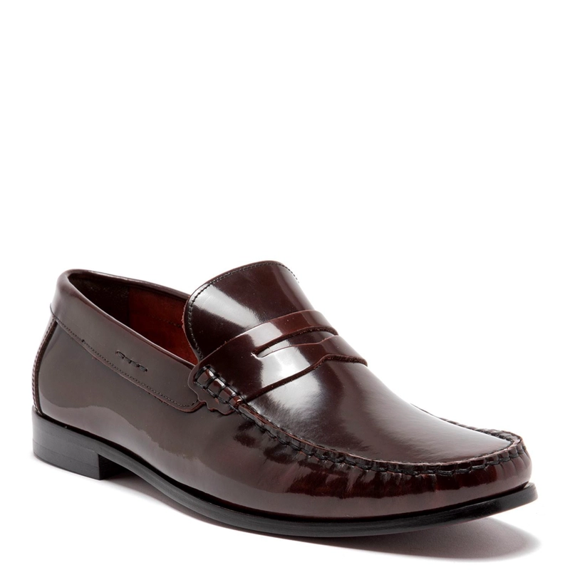 MOCASIN DE CUERO HOMBRE GUANTE GUINDA SUELA 0034430 - 3