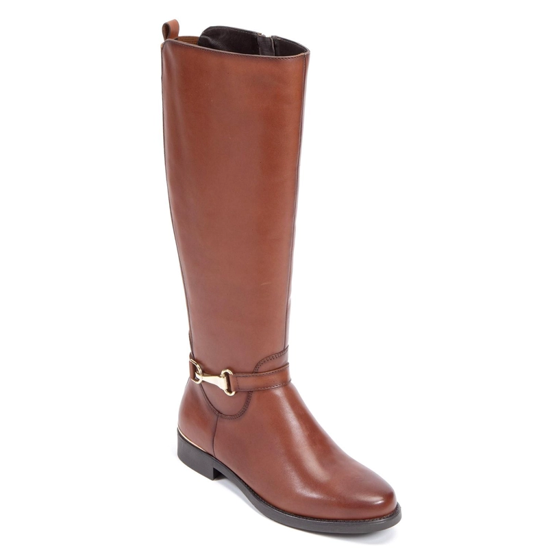 BOTA DE CUERO MUJER GACEL TABACO HORTENCIA - 3