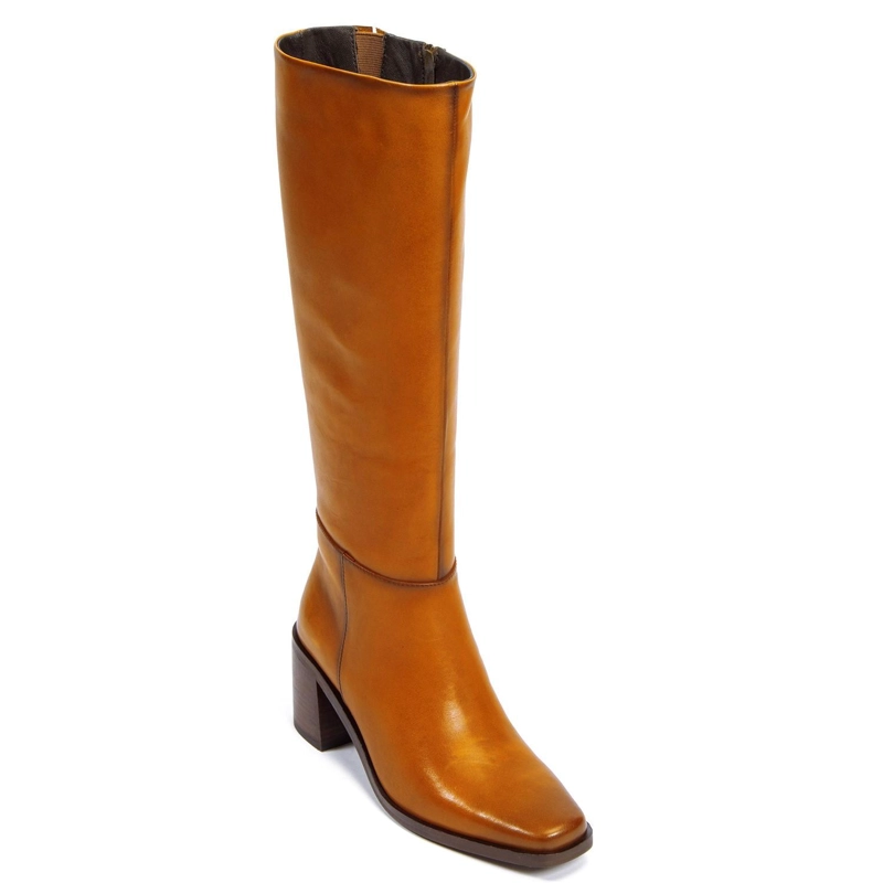BOTA DE CUERO MUJER GACEL TOSTADO ASUNCION - 3
