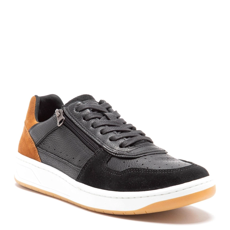 ZAPATILLA DE CUERO HOMBRE GUANTE NEGRO TESLA 0035500 - 3
