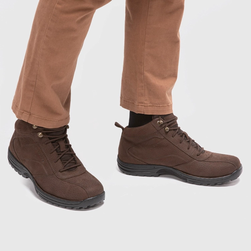 BOTIN DE CUERO HOMBRE GUANTE CHOCOLATE DORTMUND - 2