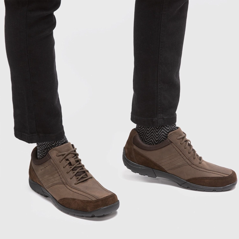 ZAPATO DE CUERO HOMBRE GUANTE CHOCOLATE VANCOUVER - 2