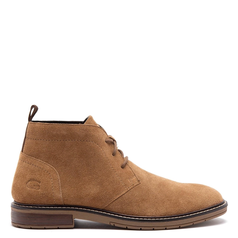 BOTIN DE CUERO HOMBRE GUANTE TAUPE CASPER 0035420 - 1