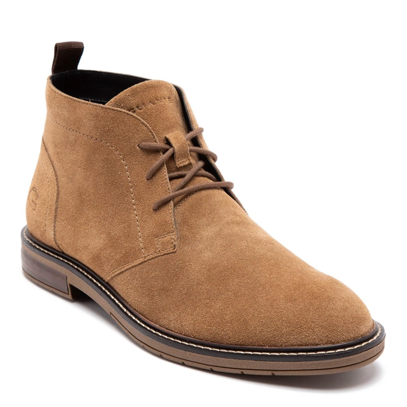 BOTIN DE CUERO HOMBRE GUANTE TAUPE CASPER 0035420 - 3