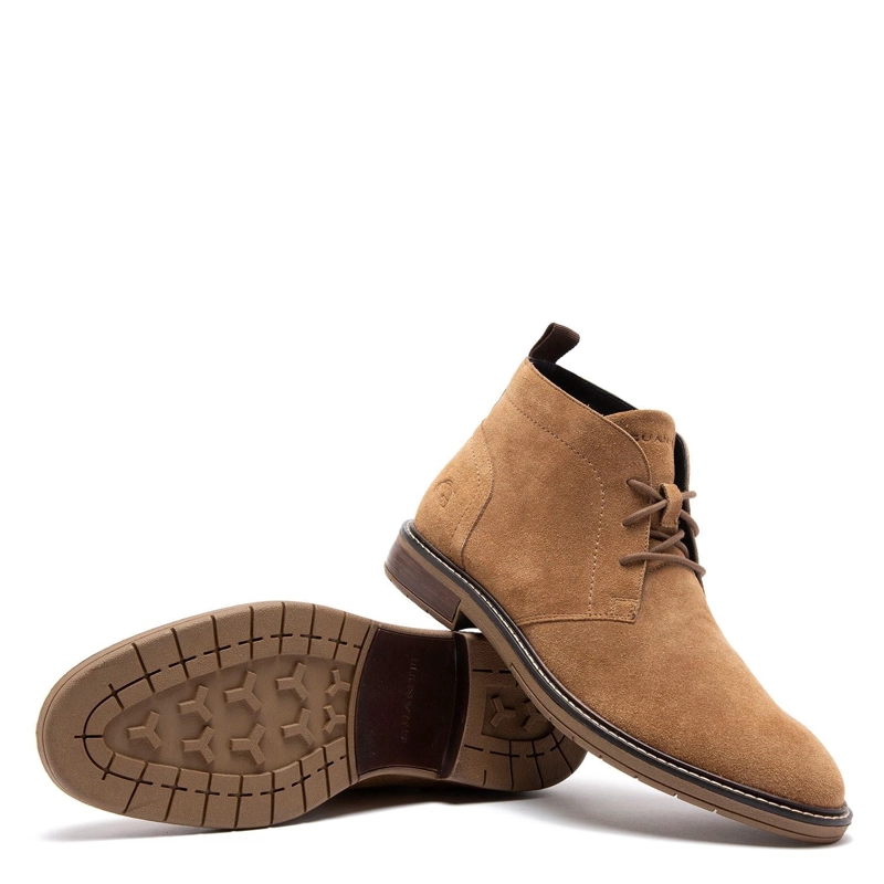 BOTIN DE CUERO HOMBRE GUANTE TAUPE CASPER 0035420 - 4