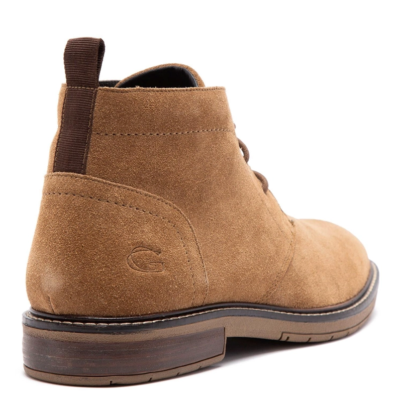 BOTIN DE CUERO HOMBRE GUANTE TAUPE CASPER 0035420 - 5