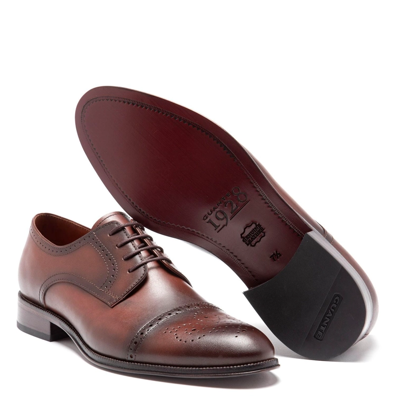 ZAPATO DE CUERO HOMBRE GUANTE MALDO SUELA 0035430 - 4
