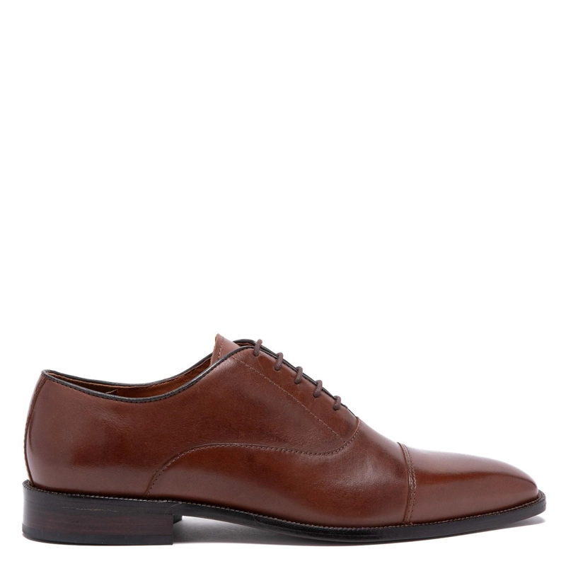 ZAPATO DE CUERO HOMBRE GUANTE BRANDY SUELA 0035426 - 1