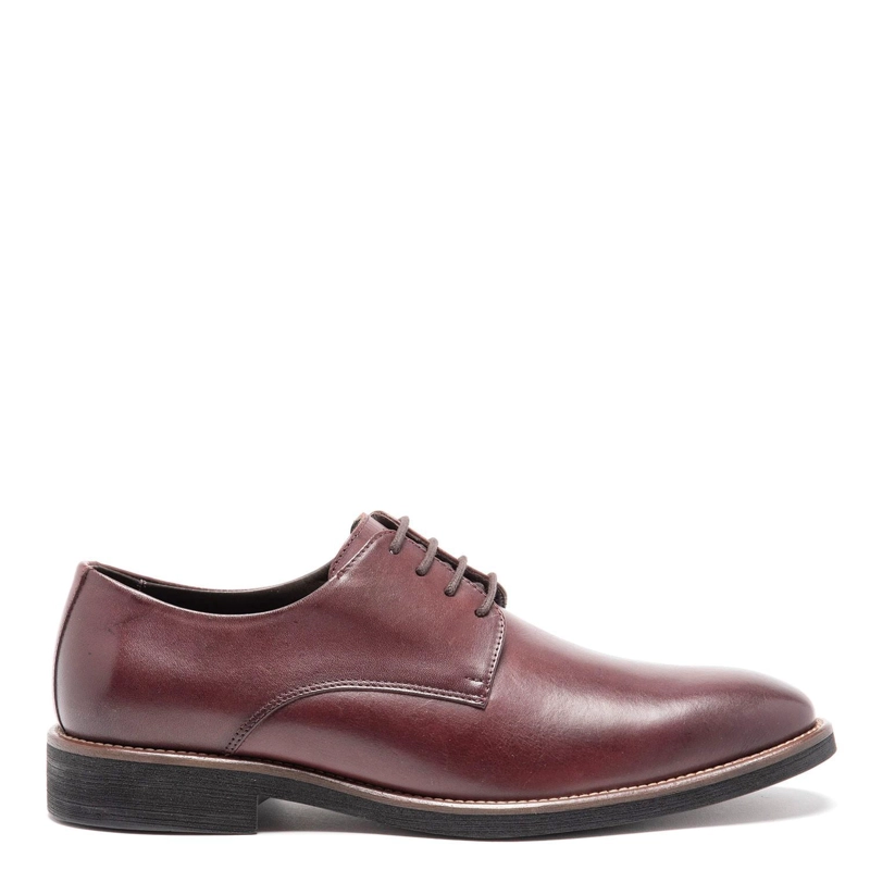 ZAPATO DE CUERO HOMBRE GUANTE GUINDA BERLIN 0035407 - 1